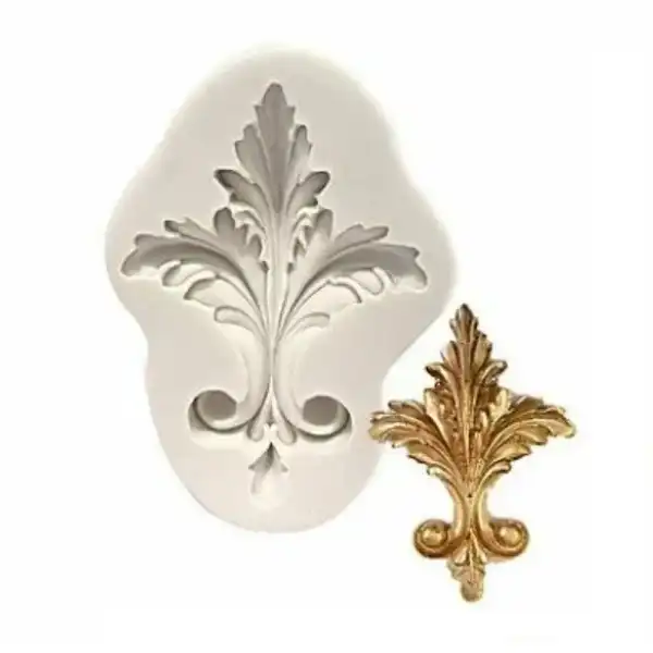 قالب فوندانت به گز مدل حاشیه و پایه مدرن