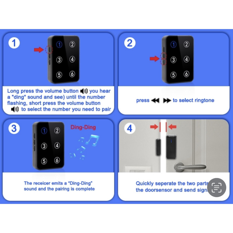 زنگ بی سیم مدل cc16bl