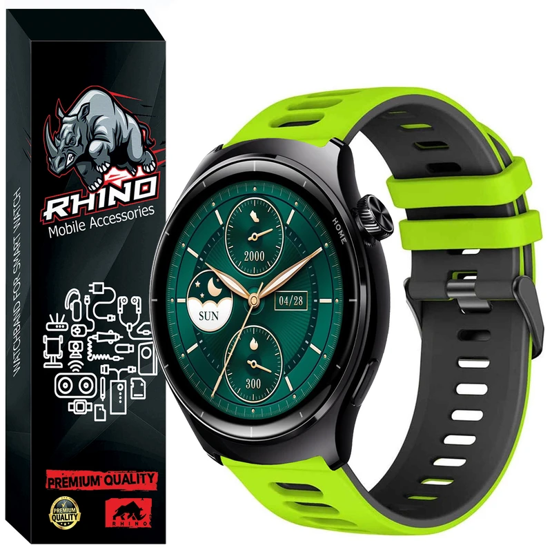 بند راینو مدل Silicon-2C مناسب برای ساعت هوشمند میبرو لایت 3 / لایت 3 پرو