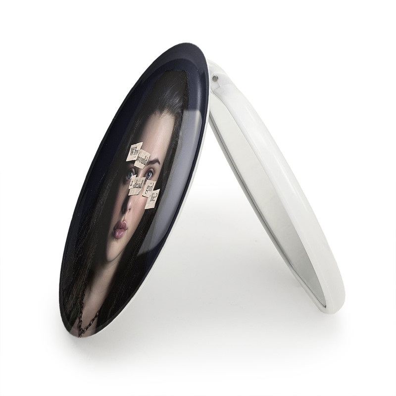 آینه جیبی خندالو طرح هانا بیکر 13دلیل برای اینکه Reasons Why13 مدل تاشو کد 20333