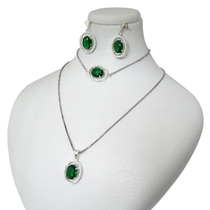 نیم ست نقره زنانه کد AV174D-S10 C6 نیم ست نقره زنانه کد AV174D-S10 C6