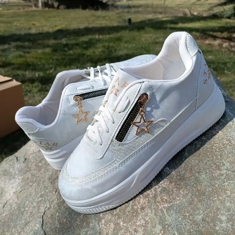 کفش روزمره زنانه مدل محیا کد t.a.j رنگ سفید