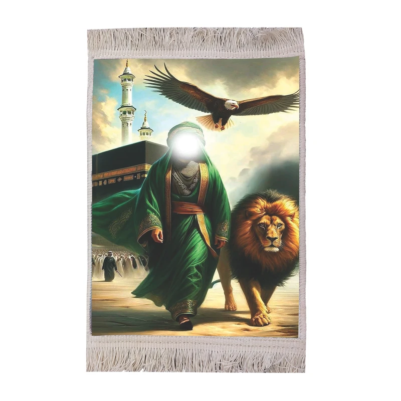 تابلو فرش ماشینی مدل طرح مذهبی امام علی (ع) کد FR105