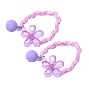 کش مو زنانه مدل گل بابونه بسته 2 عددی