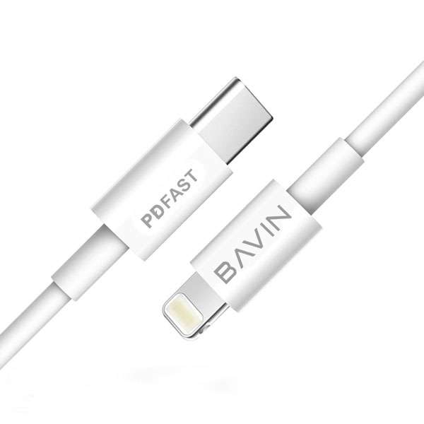 کابل تبدیل USB-C به لایتنینگ باوین کد cb-171-pd طول 1 متر 