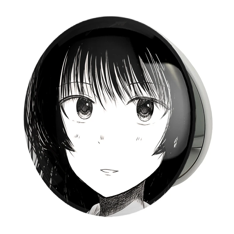 آینه جیبی خندالو طرح ساواراگی انیمه تومو داچی گیم Tomodachi Game مدل تاشو کد 18451 