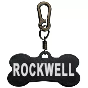 پلاک شناسایی سگ مدل Rockwell