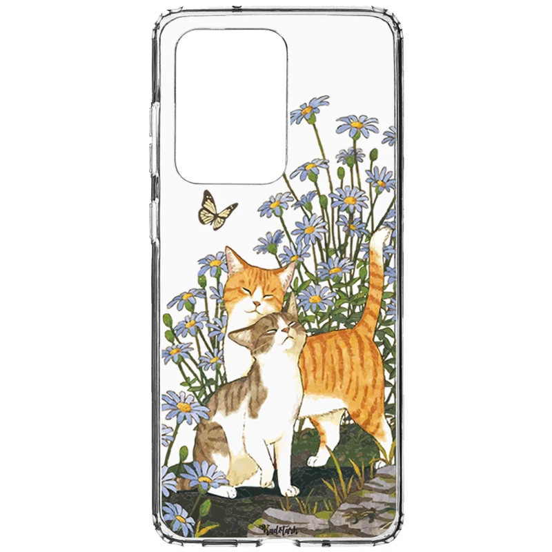 کاور طرح گربه & پروانه مناسب برای گوشی موبایل سامسونگ Galaxy S20 Ultra