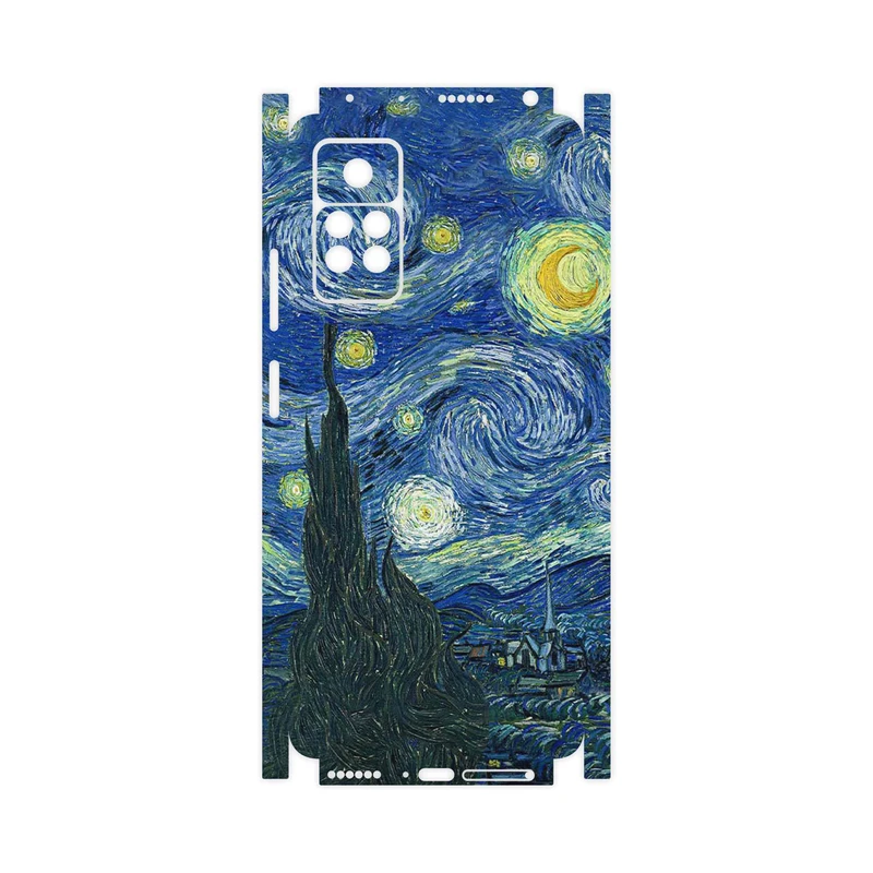 برچسب پوششی ماهوت مدل The Starry Night of van Gogh-FullSkin مناسب برای گوشی موبایل شیائومی Redmi Note 11 Pro