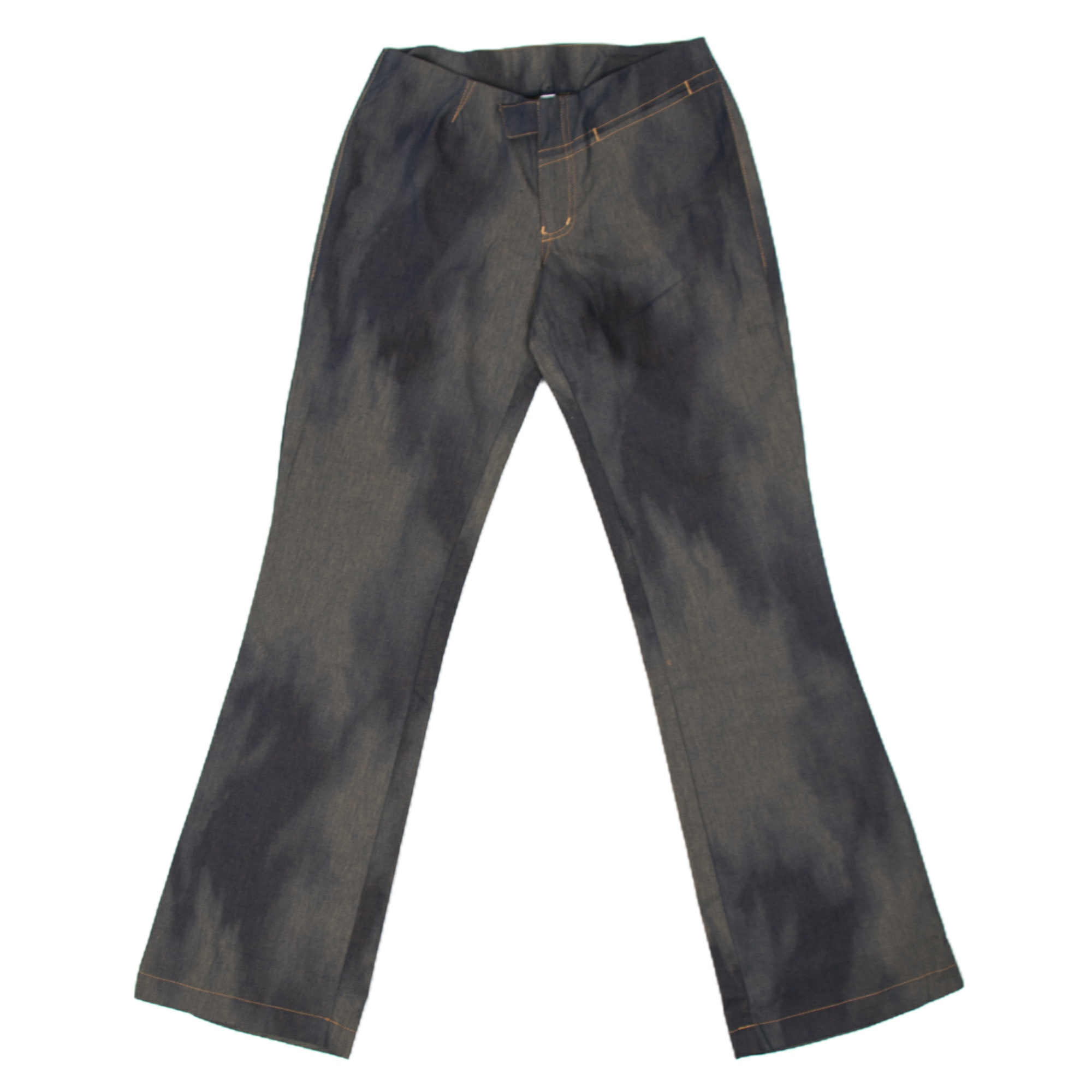 شلوار جین زنانه مدل کاغذی ابر و باد