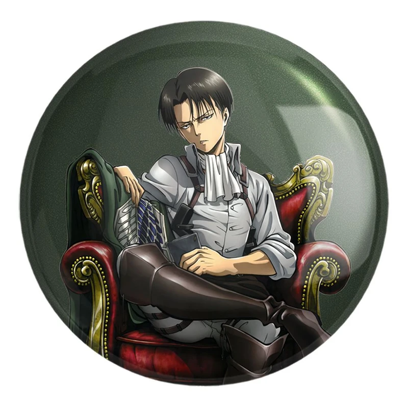 پیکسل خندالو طرح لیوای آکرمن انیمه اتک آن تایتان Attack on Titan کد 11051 مدل بزرگ