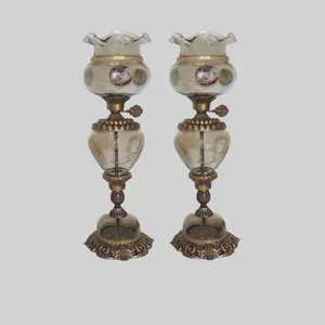  شمعدان کریستال سازان کد SH1332 بسته دو عددی