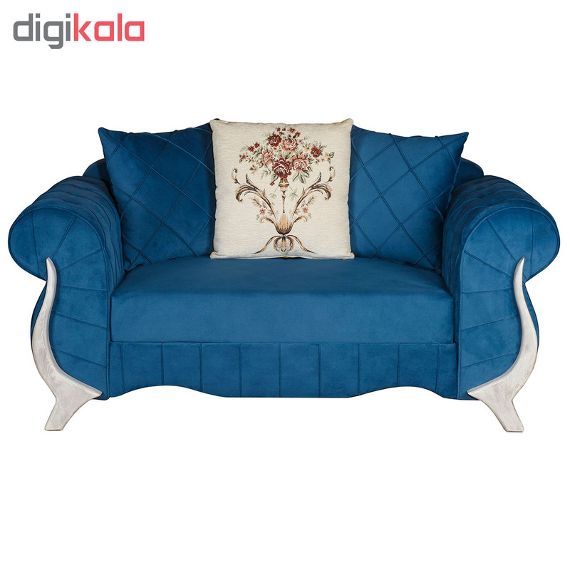 مبل راحتی 2 نفره چشمه نور کد MA-305/2-WT-BL