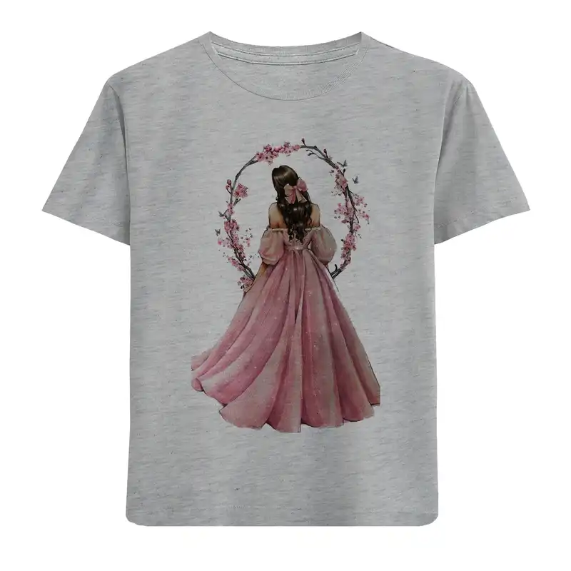 تی شرت آستین کوتاه بچگانه مدل عروس M14