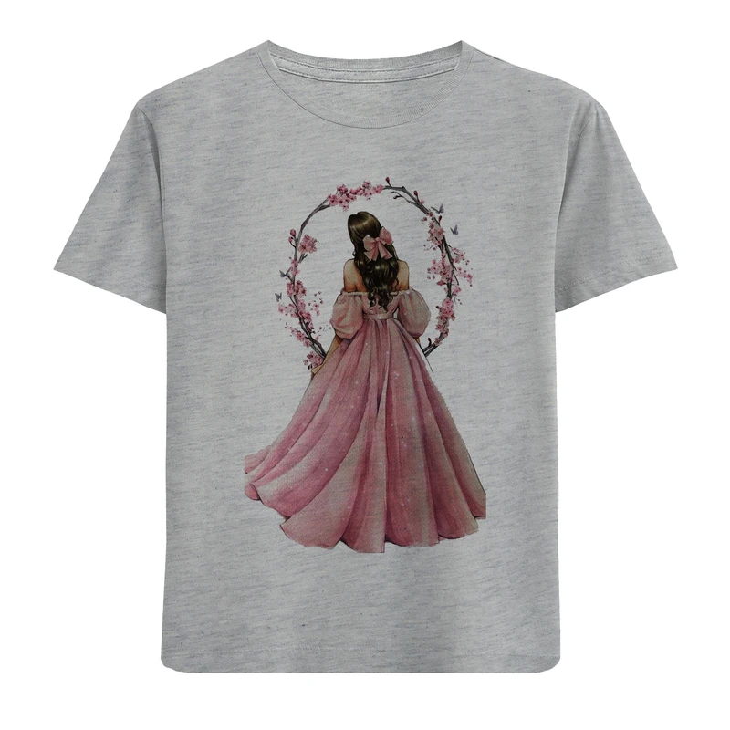 تی شرت دخترانه مدل عروس M14