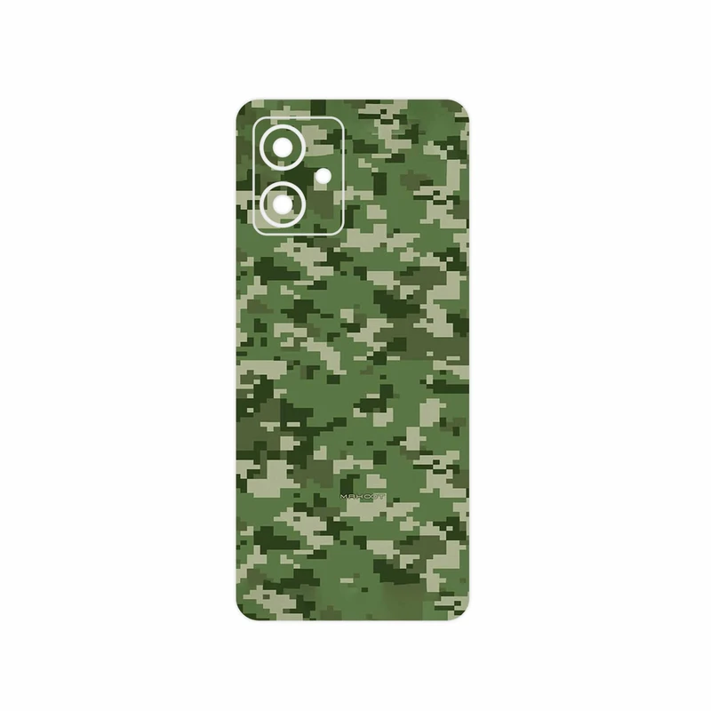 برچسب پوششی ماهوت مدل Army_Green_Pixel مناسب برای گوشی موبایل موتورولا Moto G54