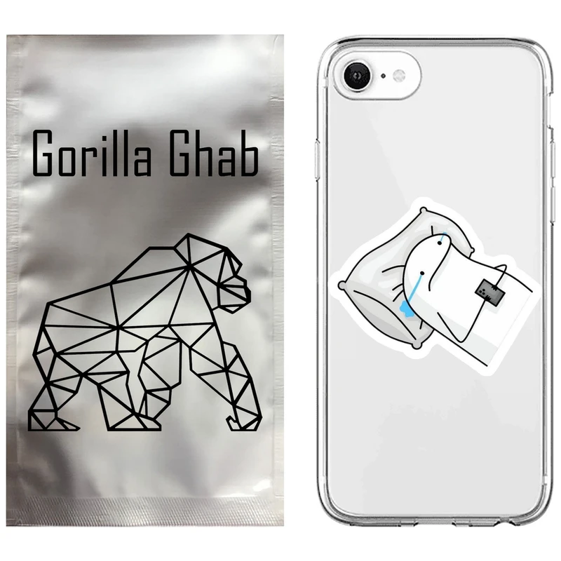 کاور گوریلا قاب مدل CLG کد 81 طرح غمگین مناسب برای گوشی موبایل اپل iPhone 7 / 8 / SE 2022
