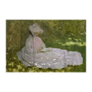 کاغذ کادو ترمه طراحان ایده مدل فصل بهار از مونه کد art0216 سایز 57x37 سانتی متر