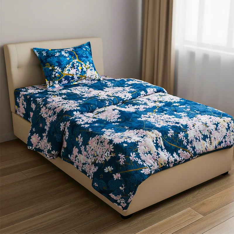 سرویس روتختی آدنو مدل شکوفه کد IR11 یک نفره 3 تکه