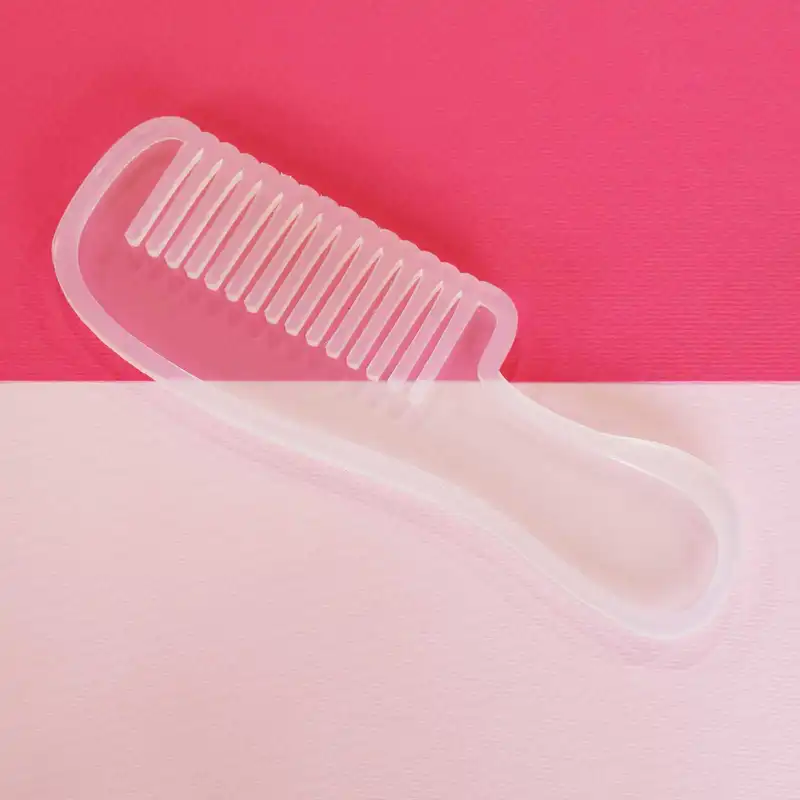 قالب رزین مدل شانه مو دسته دار کد SH2