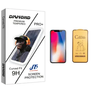 JF Diamond glass Ceramics Screen Protector For Apple اپل iPhone X