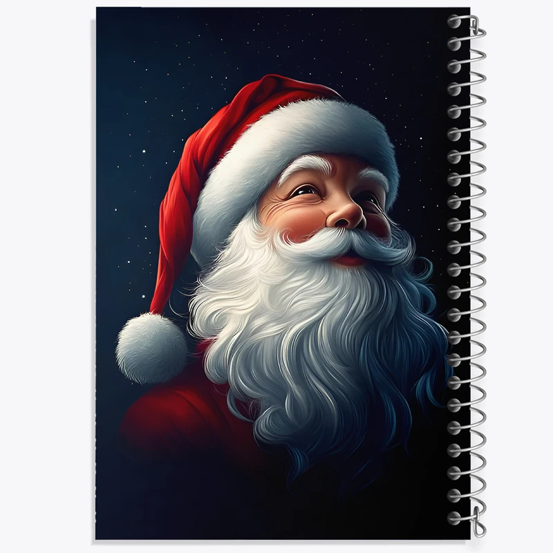 دفتر لیست خرید 50 برگ خندالو طرح بابانوئل و کریسمس کد F8443