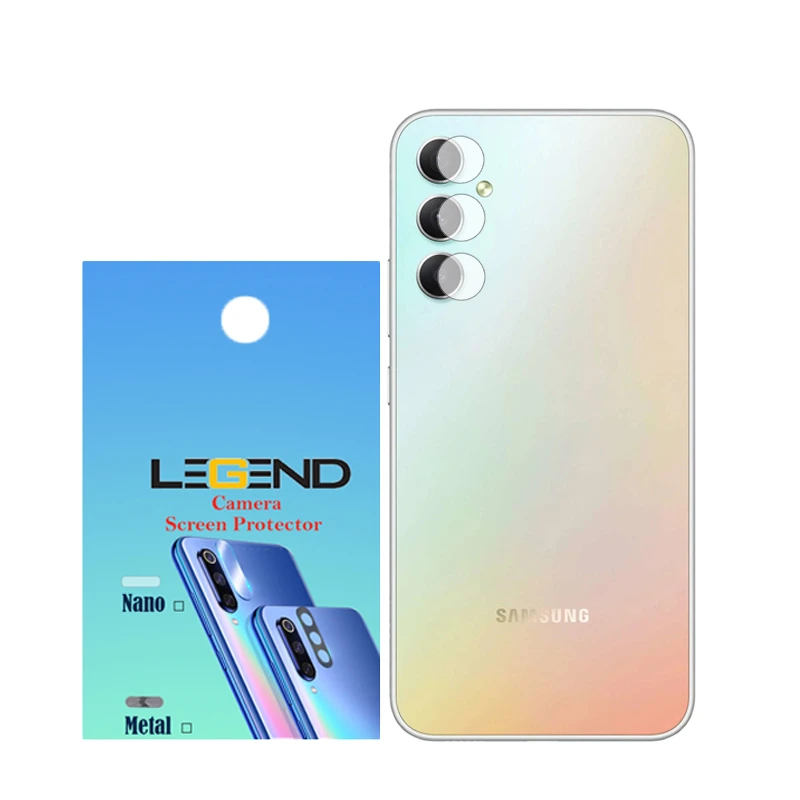 محافظ لنز دوربین لجند مدل نانوگلس مناسب برای گوشی موبایل سامسونگ Galaxy A34