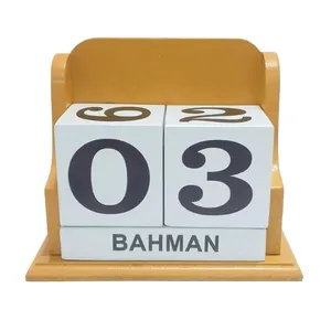 تقویم رومیزی مدل مکعبی ساده کد 3354