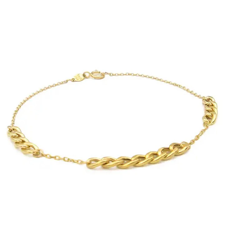 دستبند طلا 18 عیار زنانه دوست خوب مدل کارتیه 3 تیکه کد dk053