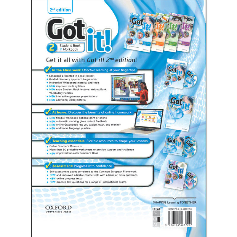 کتاب GOT IT 2 اثر جمعی از نویسندگان انتشارات OXFORD