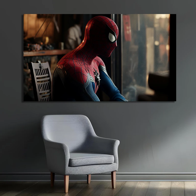 تابلو شاسی مدل مرد عنکبوتی اسپایدرمن کد SM11