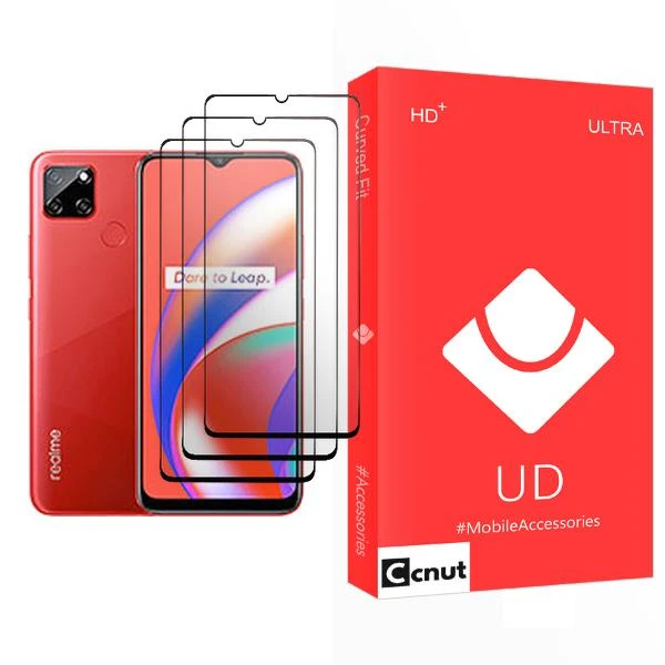 محافظ صفحه نمایش کوکونات مدل UD Ultra MIX003 مناسب برای گوشی موبایل ریلمی C12 بسته سه عددی