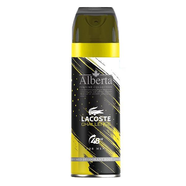 اسپری بدن مردانه آلبرتا مدل LACOSTE - Challenge حجم 200 میلی لیتر -  - 1