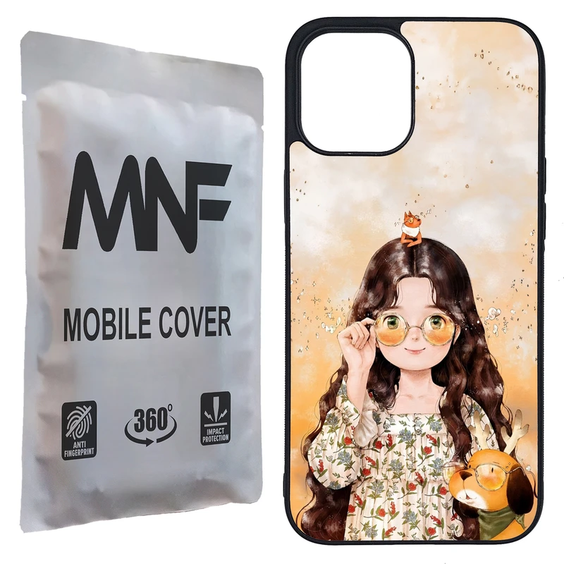 کاور ام ان اف طرح دخترانه کد P-261 مناسب برای گوشی موبایل اپل iPhone 12 Pro Max