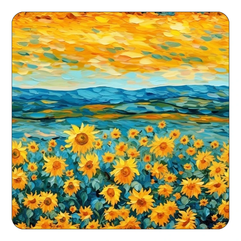 مگنت کاکتی طرح نقاشی رنگ روغن مدل mp72358