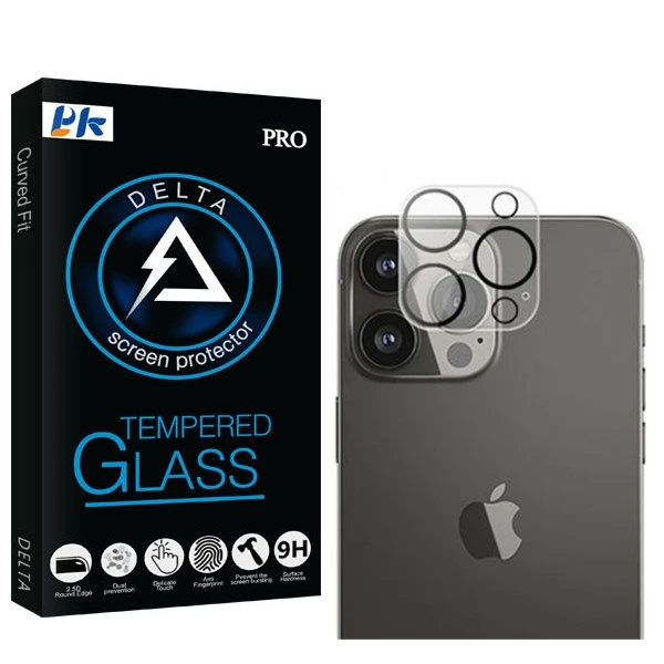 محافظ لنز دوربین دلتا مدل SS مناسب برای گوشی موبایل اپل iPhone 13 Pro Max
