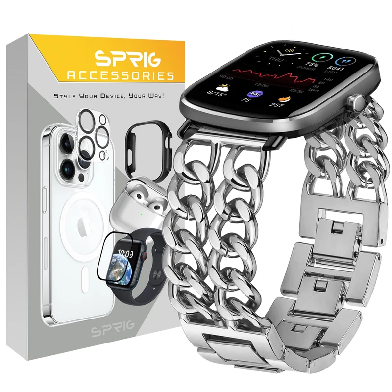 بند اسپریگ مدل Cart-2line مناسب برای ساعت هوشمند شیائومی Amazfit BIP 3 / BIP 3 Pro / GTS 4 mini / GTS 3