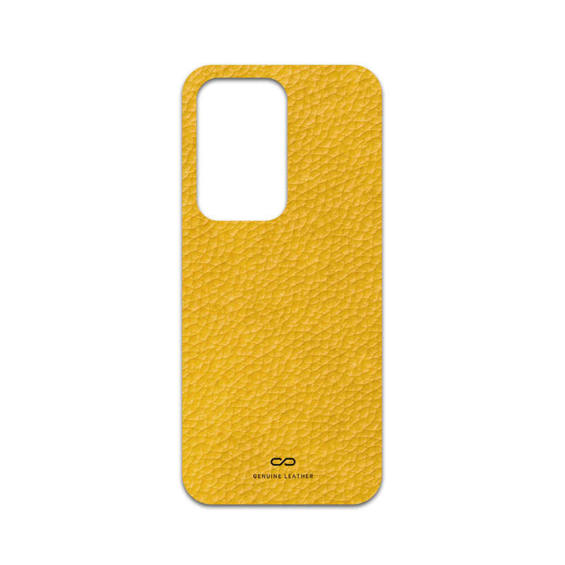 برچسب پوششی ماهوت مدل Mustard-Leather مناسب برای گوشی موبایل آنر 200 Lite