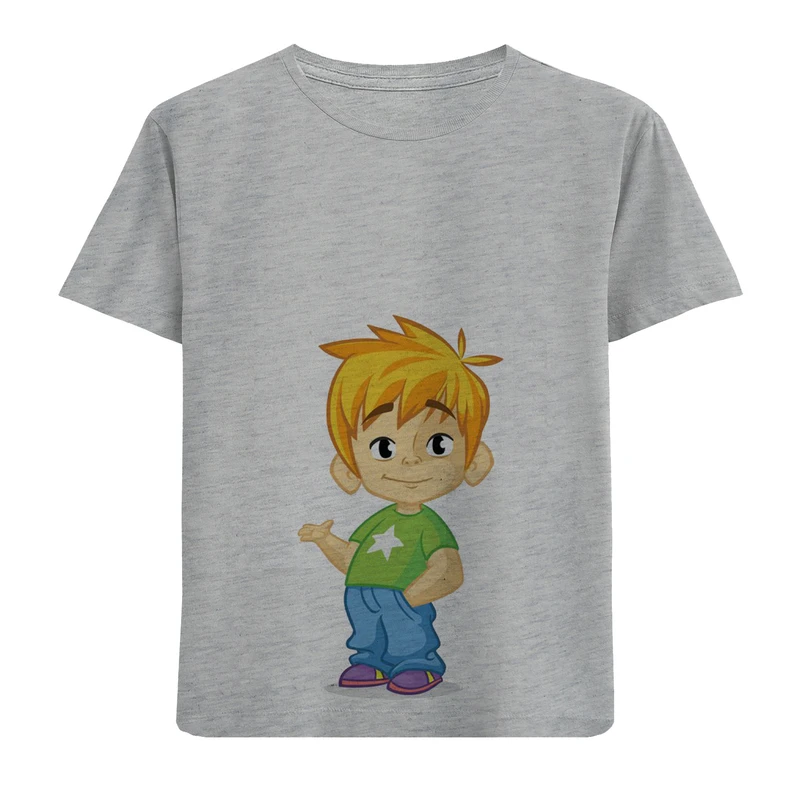 تی شرت آستین کوتاه پسرانه مدل پسرک D17