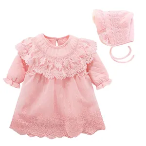 ست پیراهن و کلاه نوزادی مدل 10