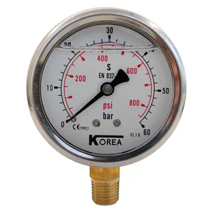 گیج فشار کره مدل 6cm-down-60bar