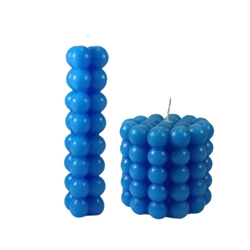 شمع مدل استوانه روبیک کد PD34 بسته 2 عددی