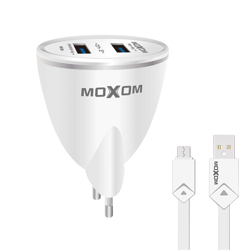 شارژر دیواری مکسوم مدل KH-23 به همراه کابل microUSB