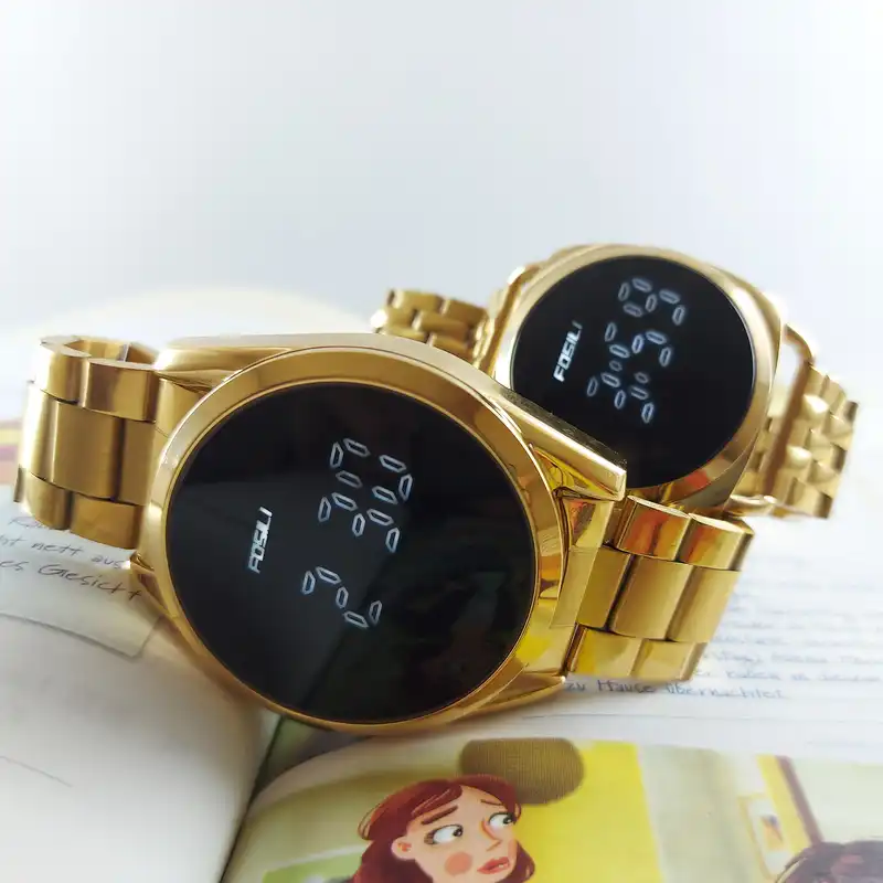 ست ساعت مچی دیجیتال زنانه و مردانه مدل Fo 29