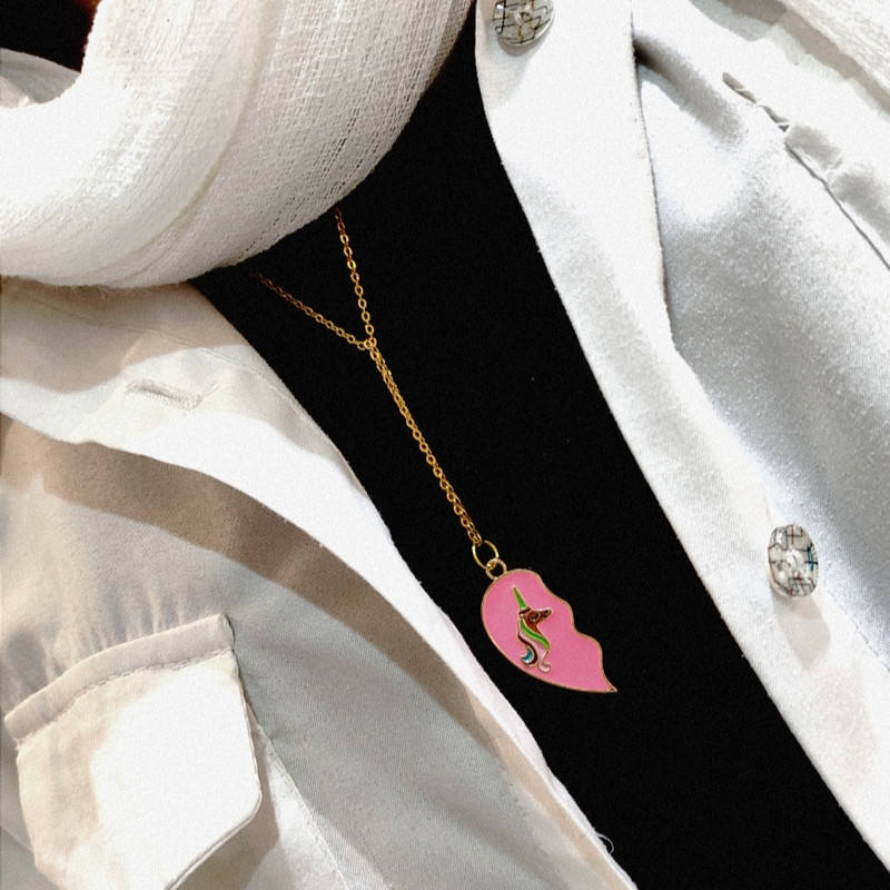 گردنبند دخترانه مدل مکمل مجموعه 2 عددی گردنبند دخترانه مدل مکمل مجموعه 2 عددی