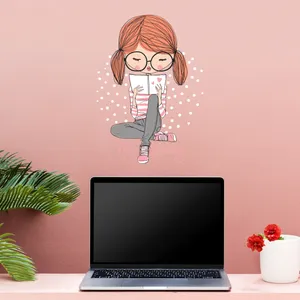استیکر دیواری کودک مدل دختر باهوش