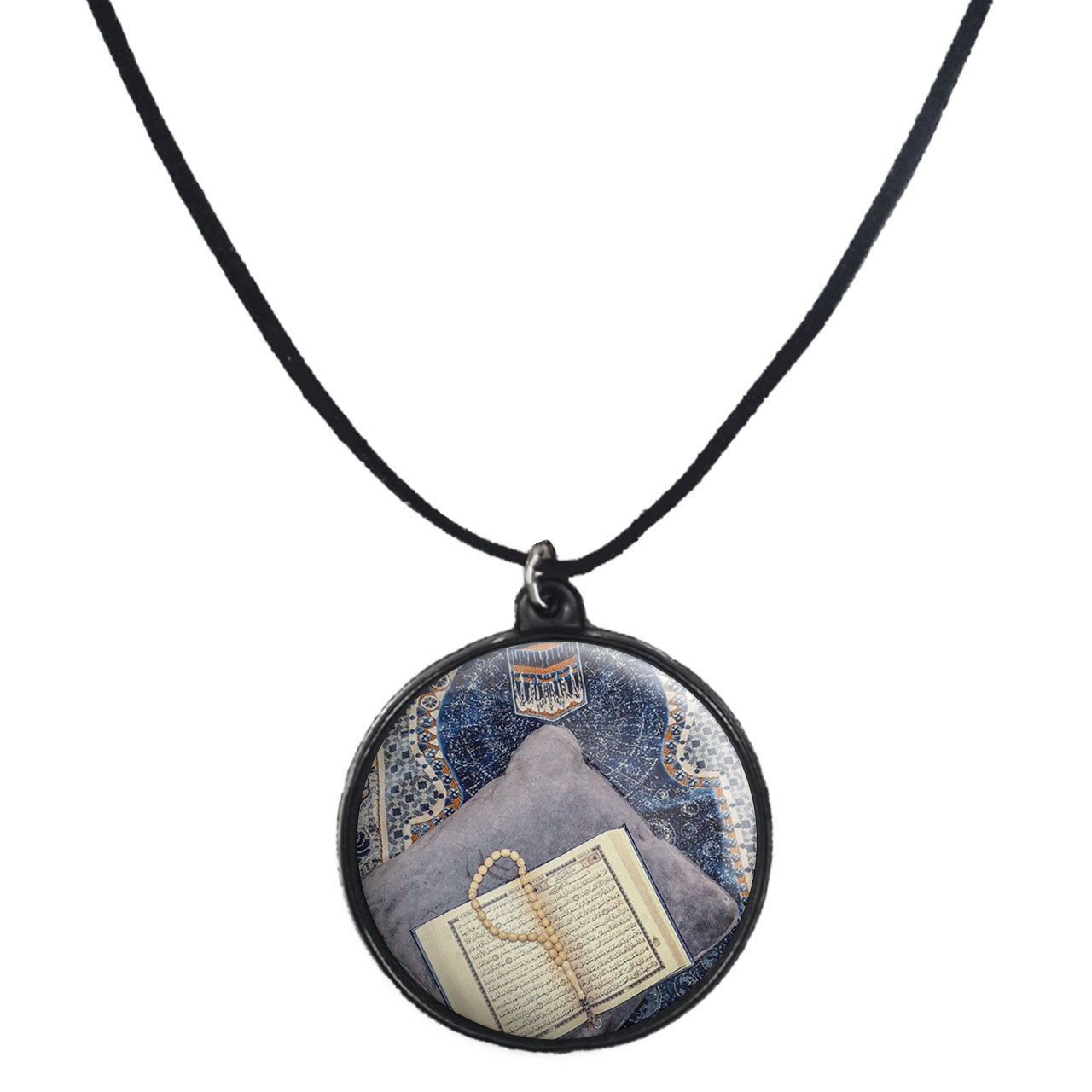 گردنبند پرمانه طرح جشن تکلیف کد pmb.25771 مدل دو طرفه