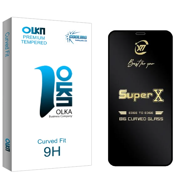 محافظ صفحه نمایش کولینگ مدل Olka SuperX مناسب برای گوشی موبایل اپل iPhone X