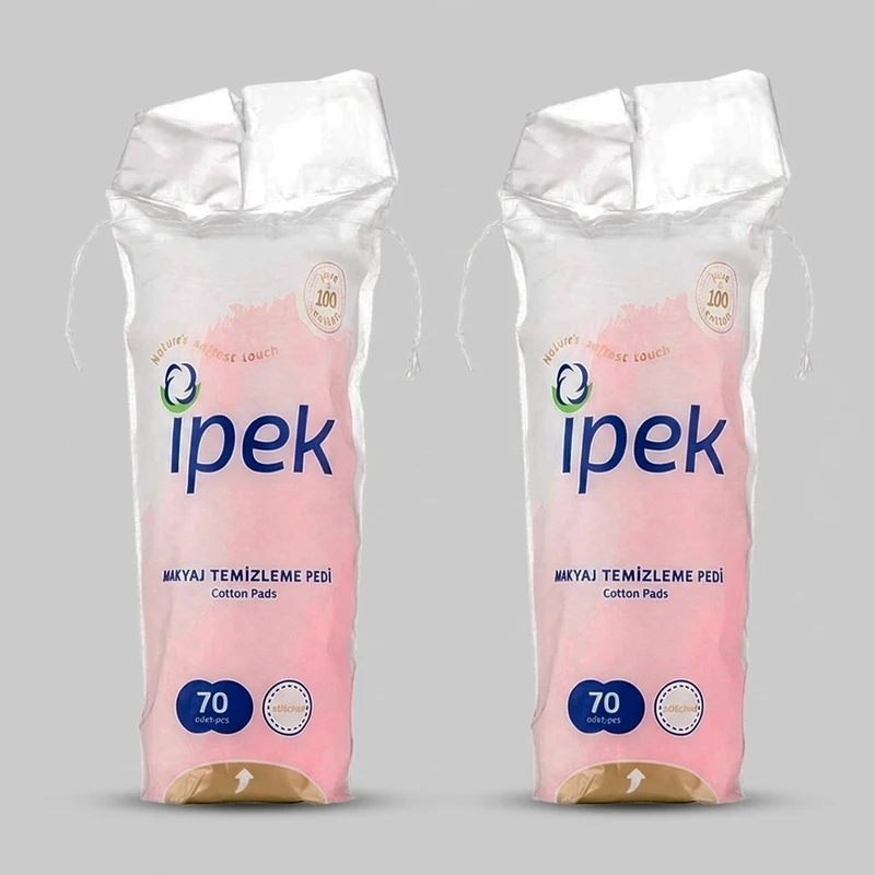 پد پاک کننده آرایش صورت ایپک مدل Cotton مجموعه 2 عددی