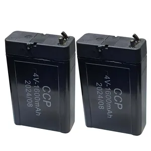 باتری سیلد اسید 4 ولت 1600 میلی آمپر ساعت سی سی پی مدل 4V-1.6AH بسته دو عددی